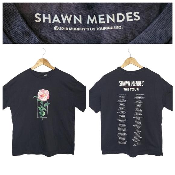 Shawn Mendes tour t-shirt h&m - Picture 1 of 12